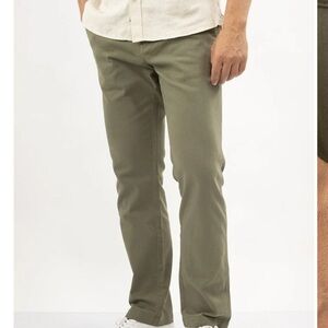 Jachs Men's Dark OLIVE Straight Jeans- 36x34